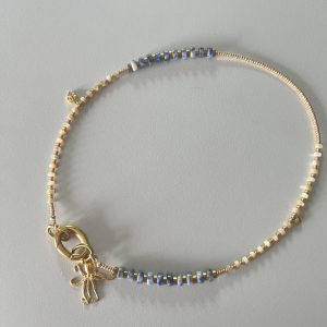 Collier regalite, nacre, fait main atelier CVL
