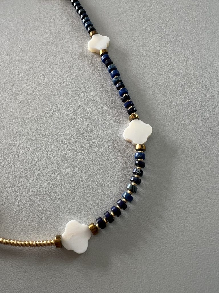 Collier nacre et régalite Atelier CVL