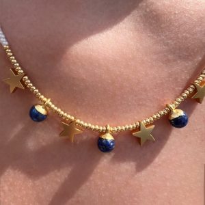 Collier lapis lazuli Atelier CVL