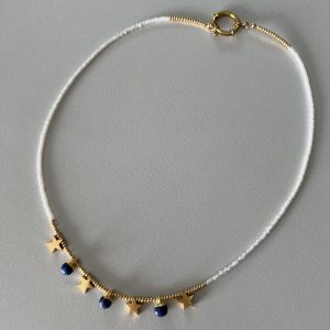 Collier lapis lazuli Atelier CVL