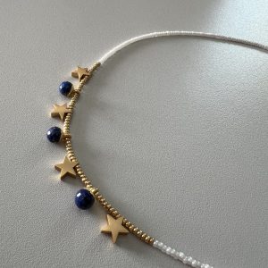 Collier lapis lazuli Atelier CVL