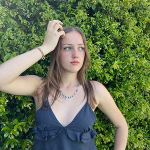 Collier lapis lazuli et aigue-marine Atelier CVL