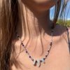 Collier lapis lazuli et aigue-marine Atelier CVL