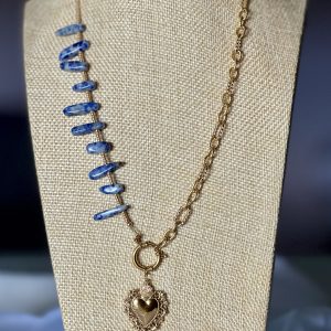 Collier chaîne et pierres Atelier CVL