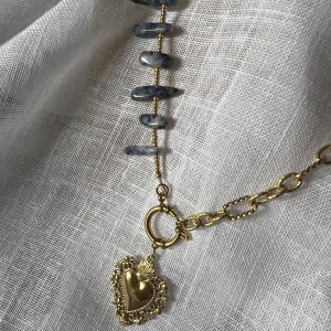 Collier chaîne et pierres Atelier CVL