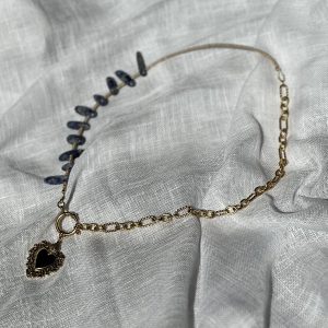 Collier chaîne et pierres Atelier CVL