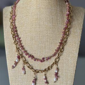 Collier "Les Transformables" tourmaline atelier CVL