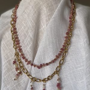Collier "Les Transformables" tourmaline atelier CVL