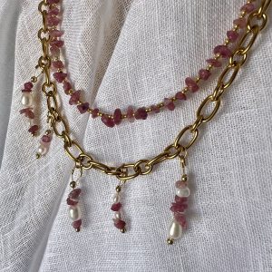 Collier "Les Transformables" tourmaline atelier CVL