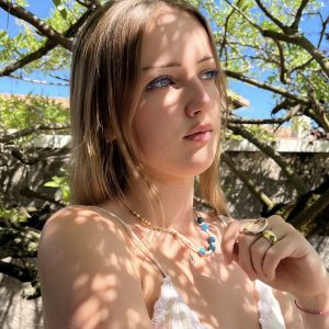 Apatite, onyx bleu, lapis lazuli Atelier CVL