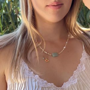 Collier aventurine Atelier CVL