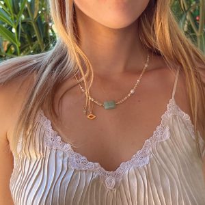 Collier aventurine Atelier CVL