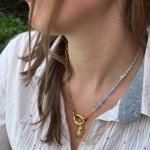 Collier aigue marine Atelier CVL