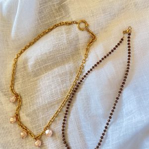 collier perle double rang atelier CVL