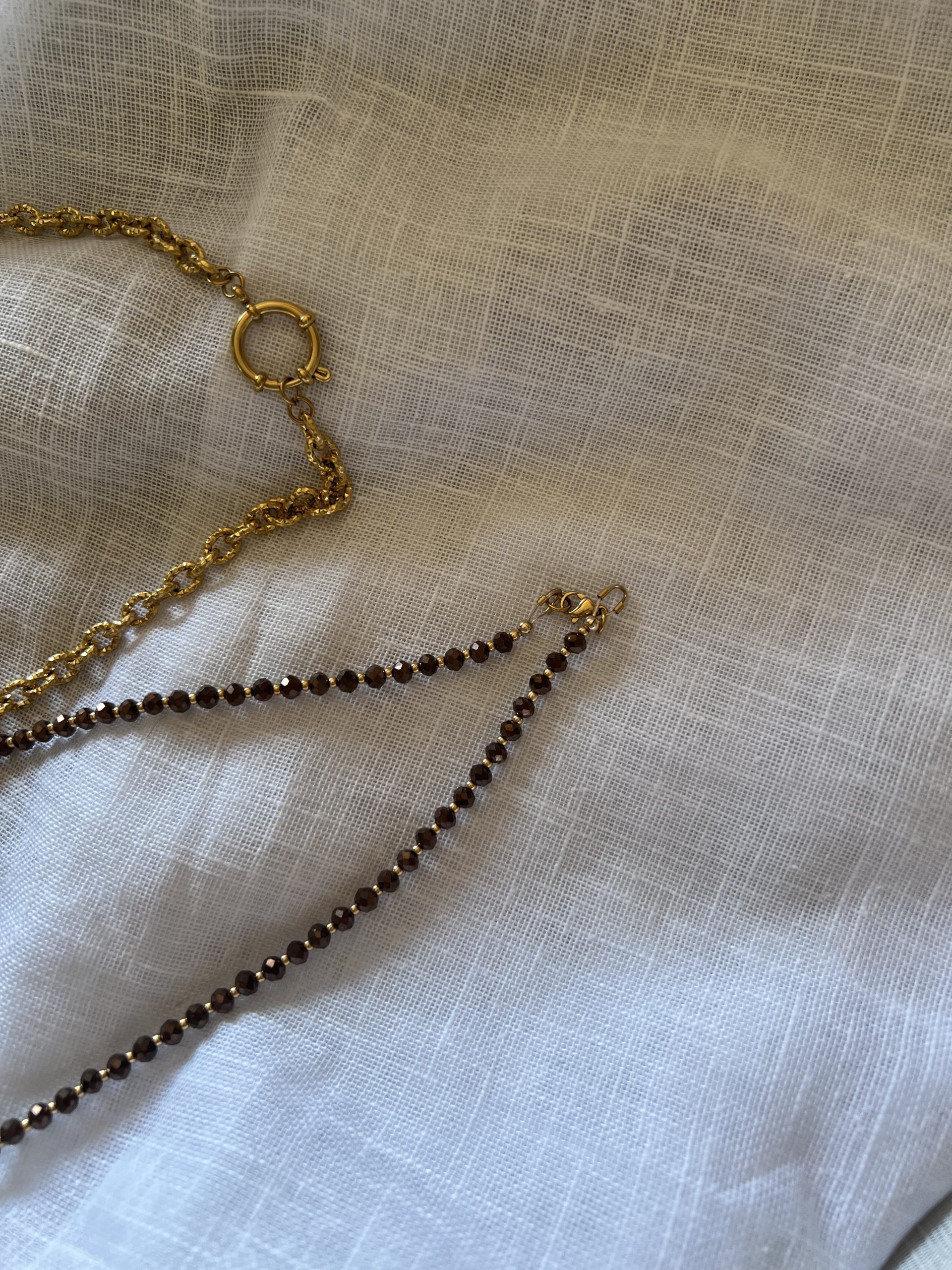 collier perle double rang atelier CVL