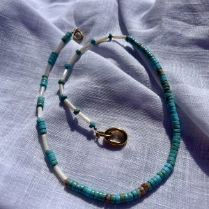 collier turquoise atelier CVL