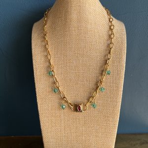 Collier Pink Padlock atelier CVL