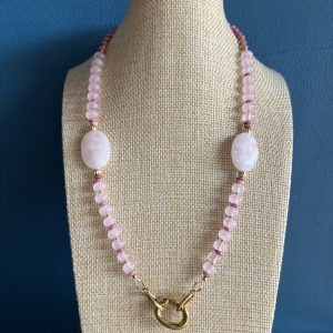 Rosy Collier Quartz Rhondonite Atelier CVL