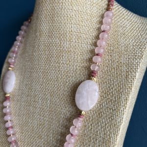 Rosy Collier Quartz Rhondonite Atelier CVL