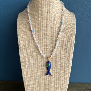 Collier Marin pendentif poisson Atelier CVL