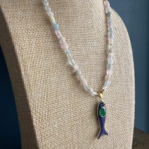 Collier Marin pendentif poisson Atelier CVL