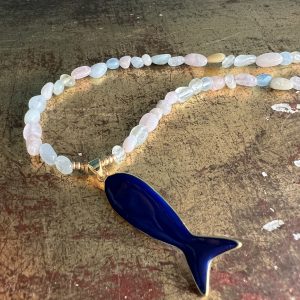 Collier Marin pendentif poisson Atelier CVL
