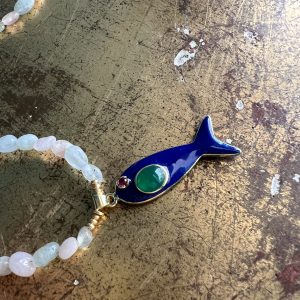 Collier Marin pendentif poisson Atelier CVL