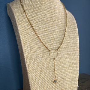 Collier Lucia turquoise verte Atelier CVL