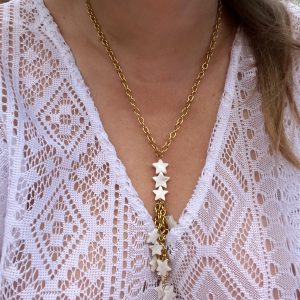 Collier Constellation étoiles de nacre Atelier CVL