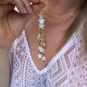 Collier Constellation étoiles de nacre Atelier CVL