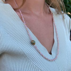 Sautoir Rose des Sables Atelier CVL