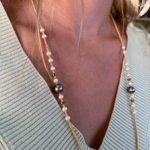 Sautoir Grace perles tchèques Atelier CVL