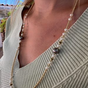 Sautoir Grace perles tchèques Atelier CVL