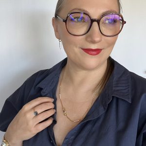 Collier Libellule Chaîne et cristal Atelier CVL