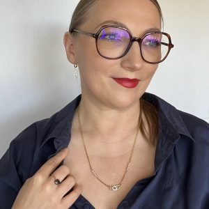 Collier Libellule Chaîne et cristal Atelier CVL