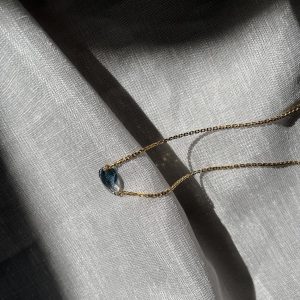 Collier Perle d'eau cristal swarovski Atelier CVL