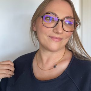 Collier Perle d'eau cristal swarovski Atelier CVL