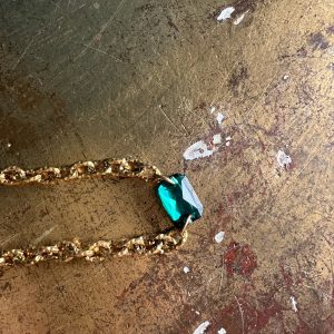 Collier "Vivianne" cristal Swarovski et chaîne en acier inoxydable