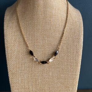 Collier eclipse cristaux swarovski atelier CVL