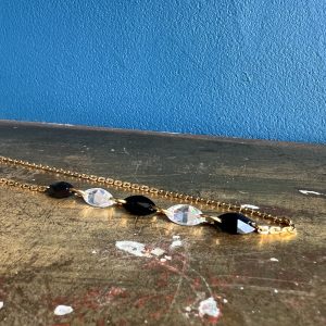 Collier eclipse cristaux swarovski atelier CVL
