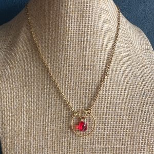 Collier Amour Pourpre cristal swarovski Atelier CVL