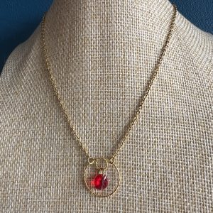 Collier Amour Pourpre cristal swarovski Atelier CVL