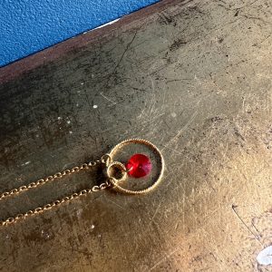 Collier Amour Pourpre cristal swarovski Atelier CVL